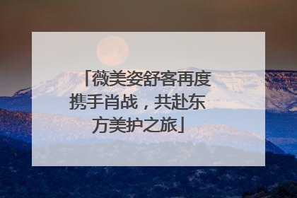 薇美姿舒客再度携手肖战，共赴东方美护之旅