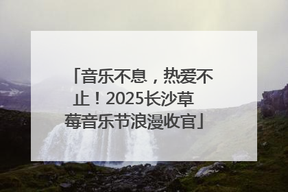 音乐不息，热爱不止！2025长沙草莓音乐节浪漫收官