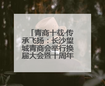 青商十载·传承飞扬：长沙望城青商会举行换届大会暨十周年盛典