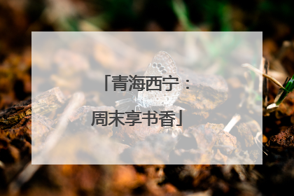 青海西宁：周末享书香