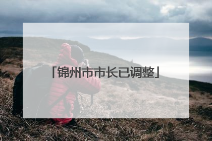 锦州市市长已调整