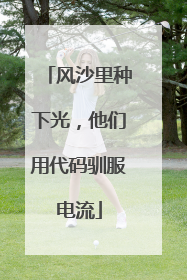 风沙里种下光，他们用代码驯服电流