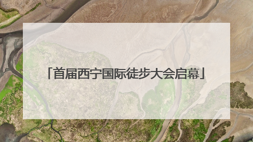 首届西宁国际徒步大会启幕