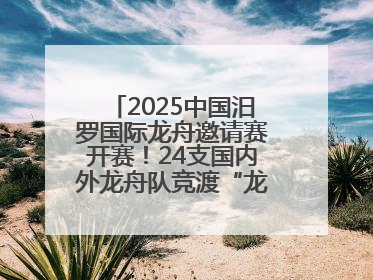 2025中国汨罗国际龙舟邀请赛开赛！24支国内外龙舟队竞渡“龙舟故里”