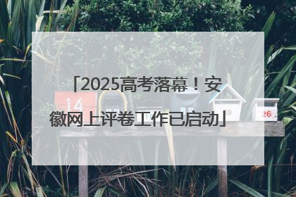 2025高考落幕！安徽网上评卷工作已启动